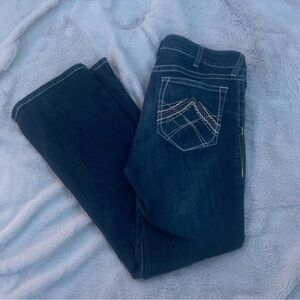 Ariat Women's Dark Blue Boot Cut Jeans